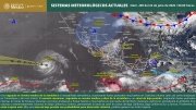 Lluvias puntuales intensas en Sinaloa y Durango