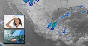 Clima en México: Chiapas, Oaxaca y Veracruz registrarán lluvias intensas, mientras que Sonora y Sinaloa alcanzarán temperaturas de hasta 40 °C