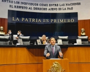 El derecho al agua es un tema de Seguridad Nacional: senador Alejandro Armenta