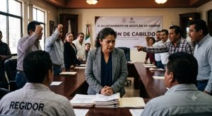 Alcaldesa de Acatl&aacute;n no puede con la ingobernabilidad y rebeli&oacute;n del Cabildo