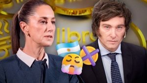 Claudia Sheinbaum tunde a Javier Milei por usar su poder como presidente para fraude de criptomoneda $Libra