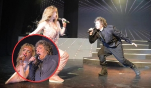 Javier Milei, presidente de Argentina, se mete en el show de su expareja, cantan juntos y generan revuelo entre los asistentes
