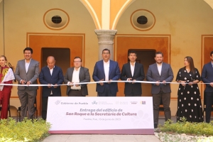 Rescata y conserva gobierno estatal patrimonio cultural: Sergio Salomón inaugura rehabilitación de “San Roque”