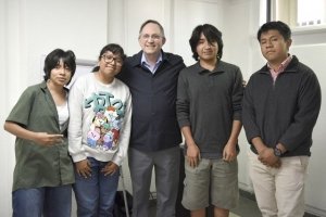 Pedro &Aacute;ngel Palou dialoga con estudiantes de la Preparatoria Benito Ju&aacute;rez de la BUAP