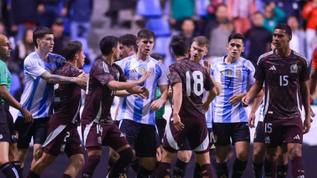 México Sub-23 le pega un baile a Argentina: Se arma fuerte bronca luego del 3-0