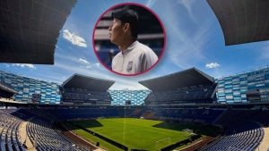 Heung Min Son reacciona tras conocer el Estadio Cuauht&eacute;moc
