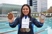 Destaca nadadora de la BUAP en competencias nacionales