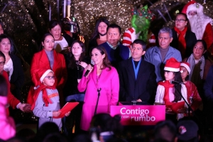 Enciende Ayuntamiento de Puebla el árbol de navidad