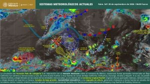 El hurac&aacute;n Polo ocasionar&aacute; la probabilidad de lluvias intensas a puntuales torrenciales en zonas de Baja California Sur y Sonora