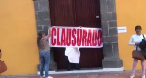 Clausuran presidencia de San Andrés Cholula; Lupe Cuautle amaga con denunciar