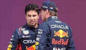 Checo Pérez lanza advertencia a Max Verstappen: “Voy por el campeonato en 2024″, dice