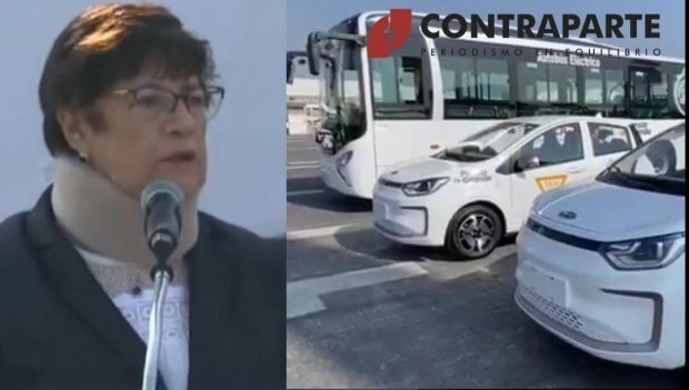 Gobierno entrega unidades de transporte público eléctrico-híbrido