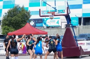 Puebla destaca en b&aacute;squetbol 3X3 durante la Olimpiada CONADE 2026