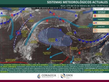 Se pronostican lluvias fuertes en Sonora, Sinaloa y Chihuahua, as&iacute; como vientos fuertes en el noroeste, norte y noreste de M&eacute;xico