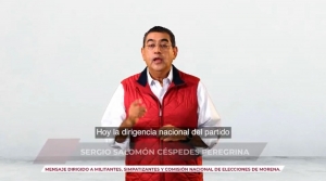 Sergio Salomón pide unidad a todos los aspirantes a gobernador de Morena tras resultado final
