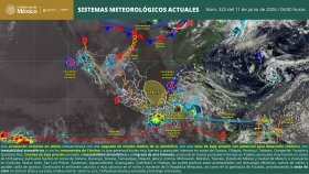 Se pronostican lluvias puntuales intensas en zonas de Puebla, Veracruz, Oaxaca, Chiapas, Tabasco, Campeche, Yucat&aacute;n y Quintana Roo