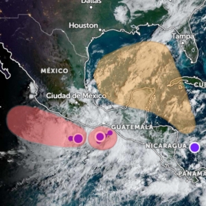 ¡Nos tienen rodeados! Tres potenciales ciclones acechan a México, emiten alerta para Guerrero