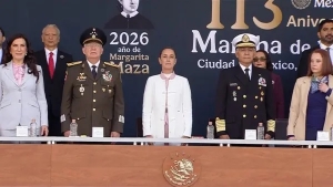 Sheinbaum Encabeza 113 Aniversario de la Marcha de la Lealtad, en el Z&oacute;calo