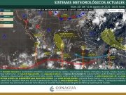 Lluvias muy fuertes en el noroeste, occidente, centro, oriente, sur y sureste del país