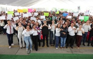 Gobierno Estatal consolida bienestar en Quecholac con obra comunitaria