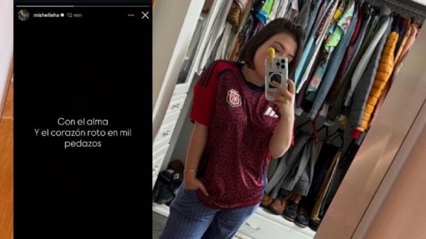 Hija del Piojo Herrera reacciona a la eliminación de Costa Rica del Mundial