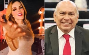 Papá de Checo Pérez confirma que está saliendo con Lucía Méndez, pero todavía no son novios: &quot;me encanta, la verdad&quot;