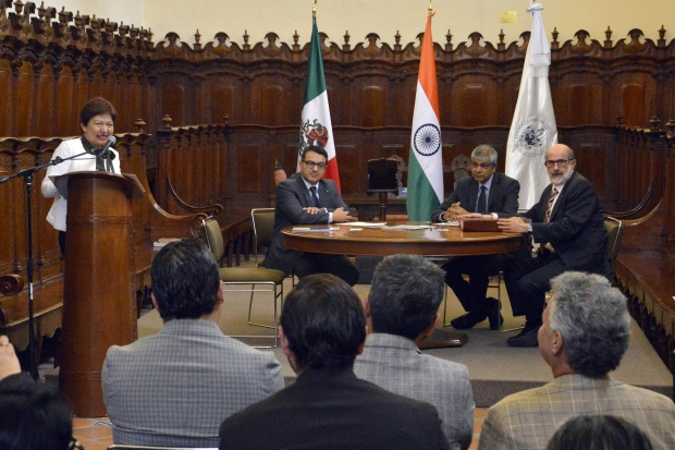 Rectora María Lilia Cedillo Ramírez se reúne con embajador de India en México