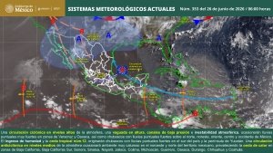 Lluvias puntuales muy fuertes en Veracruz y Oaxaca