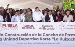 Gobernador Armenta consolida mejoras en seguridad con el ayuntamiento de Tehuacán.