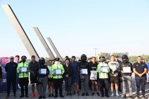 Ayuntamiento de Puebla celebra 8° carrera con cadetes y jóvenes