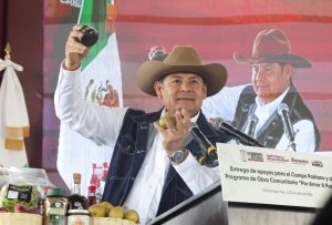 En Puebla pasamos de la pobreza alimentaria a la riqueza comunitaria: Armenta Mier