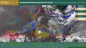 Lluvias puntuales intensas en Guerrero, Oaxaca, Chiapas, Tabasco, Campeche, Yucat&aacute;n y Quintana Roo