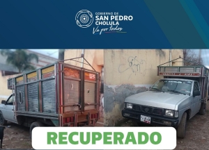 Policías de San Pedro Cholula frustran robo de auto en San Sebastián Tepalcatepec