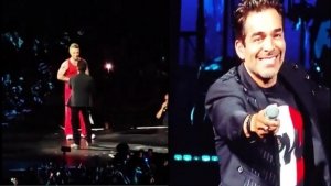 Robbie Williams cumple una promesa de hace 20 a&ntilde;os e invita a Omar Chaparro a cantar en CDMX