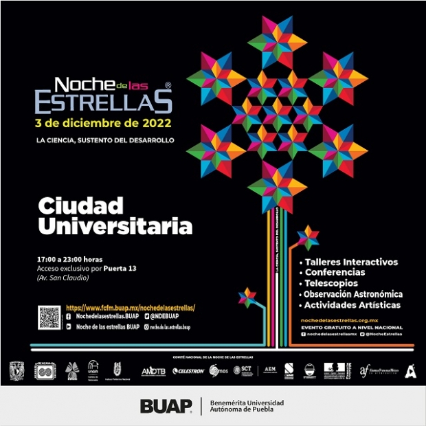 Invita la BUAP a Puertas Abiertas 2022 y Noche de las Estrellas