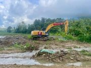 Construye Gobierno del Estado canal pluvial para prevenir inundaciones en Huauchinango