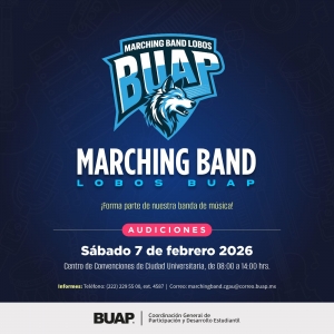 BUAP invita a estudiantes a ser parte de la Marching Band