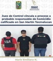 Juez de Control vincula a proceso a probable responsable de homicidio calificado en San Martín Texmelucan