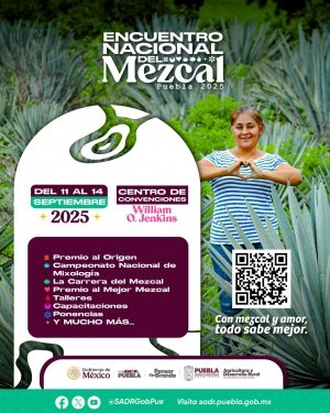 Puebla ser&aacute; sede del Encuentro Nacional del Mezcal; esperan derrama econ&oacute;mica de 8 mdp
