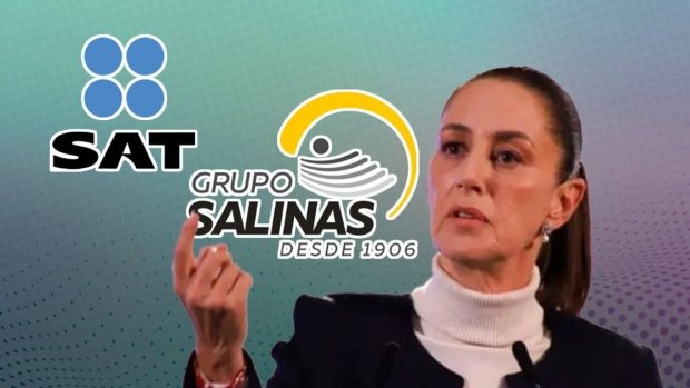 SAT niega acuerdo con Grupo Salinas y Claudia Sheinbaum lo llama a pagar “hoy mismo”