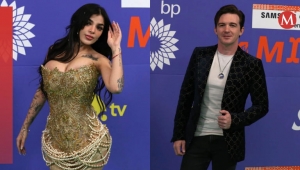 Drake Bell queda &#039;hipnotizado&#039; con la belleza de Karely Ruiz y es captado en VIDEO