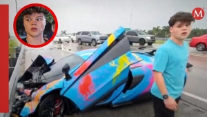 Youtuber choca auto McLaren de 3 millones mientras transmitía en vivo y mandaba mensajes en su celular