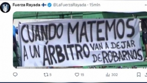 ¡Inaceptable! Afición de Rayados amenaza de muerte a árbitro tras derrota ante Chivas