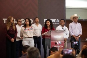 Luisa Alcalde expulsa al gerente y empleado de Adán Augusto por ser líder de “La Barredora”