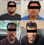 Detienen en Puebla a cuatro ex servidores p&uacute;blicos vinculados con el cr&iacute;men organizado