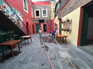 Gobierno de Pepe Chedraui mantiene atenci&oacute;n permanente a zonas afectadas por lluvias en el Centro Hist&oacute;rico