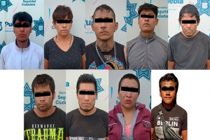 Policía municipal de Puebla desarticuló a “los divinos”, grupo delictivo dedicado al robo de vehículo