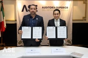La ASE firma convenio con el Colegio de Ingenieros Civiles del Estado de Puebla