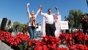 Claudia Sheinbaum, luego de reunirse con más de 50 mil personas en Oaxaca visita Puebla y Morelos