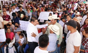 Agua potable y obra comunitaria para las juntas auxiliares de Puebla: Armenta